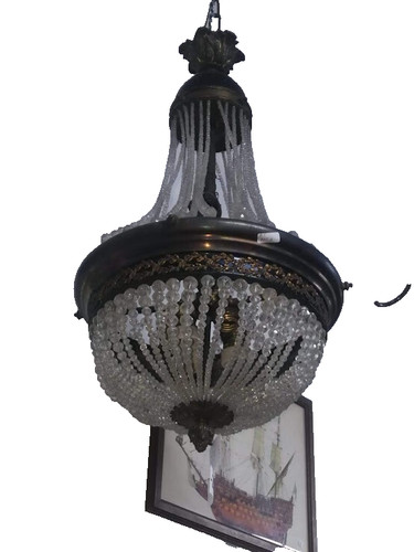Lampadario mongolfiera cesto - lampadario,