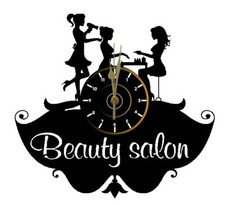 Orologio in vinile da parete