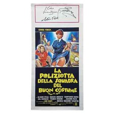 La poliziotta della squadra del buon costume BANFI VITALI FENECH Autografata