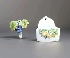 Due Ceramiche Siciliane Dipinte A Mano