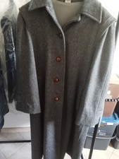 Cappotto Vintage da Donna Grigio Tyrol Loden Impermeabilizzato.Made In Italy .