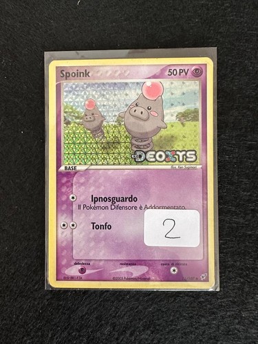 Spoink stamped 107 - stamped, 76/107
