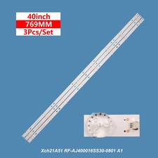 KIT 3 BARRE STRIP 8 LED TV