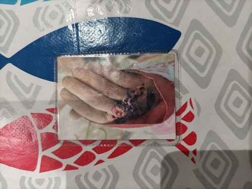 Santino con reliquia - santino,