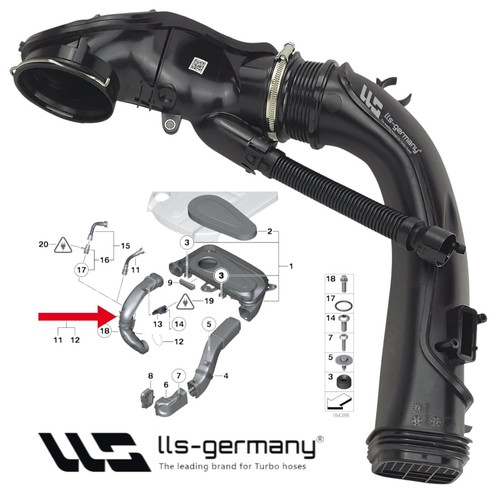 Tubo aria pulita per bmw - per, serie