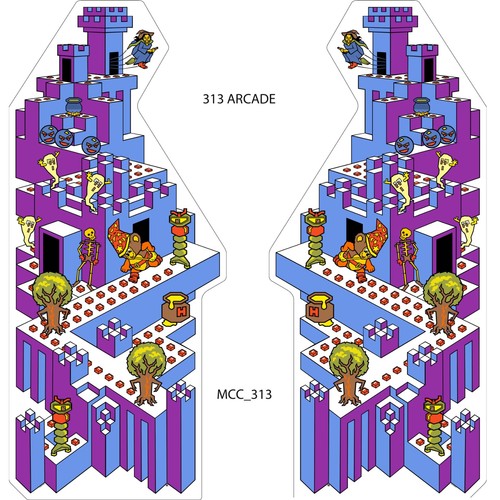 Set grafica arcade castelli - , di