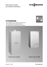 Manuale d'uso utente caldaia Viessmann Vitodens 222 e 200 tipo WB2