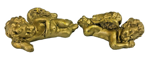 Set angioletti miniature oro - angioletti,