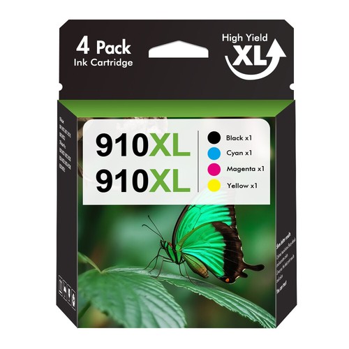 4pack 910xl ink combo chip - 4pack, w/chip