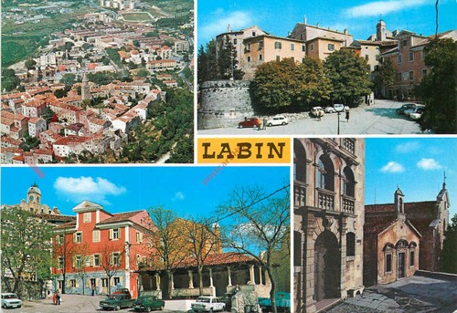 Picture postcard labin - picture, postcard>