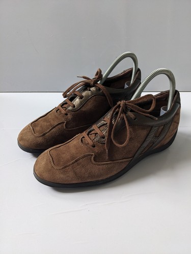 Sneakers vintage hogan marrone - hogan,