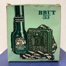 Vintage Faberge Brut 33 Splash