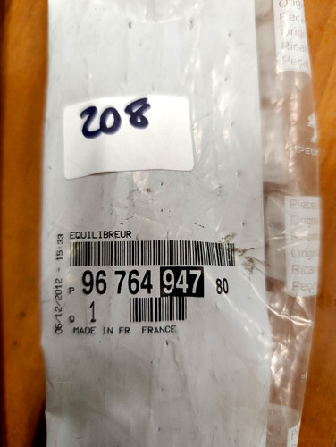 Peugeot 208 equilibratore - peugeot,