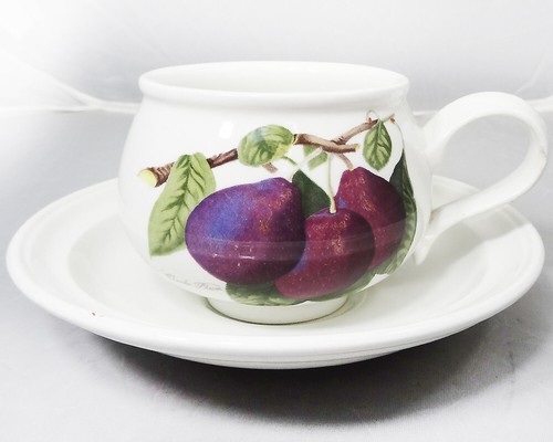 Tazza tè piattino pomona - tè, e