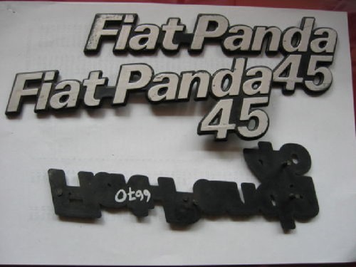 Fiat panda logo - logo, scritta