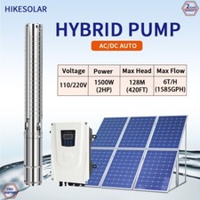 Pompa acqua solare ibrida 3"