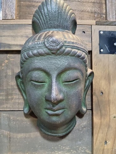 Statua buddha testa - statua,