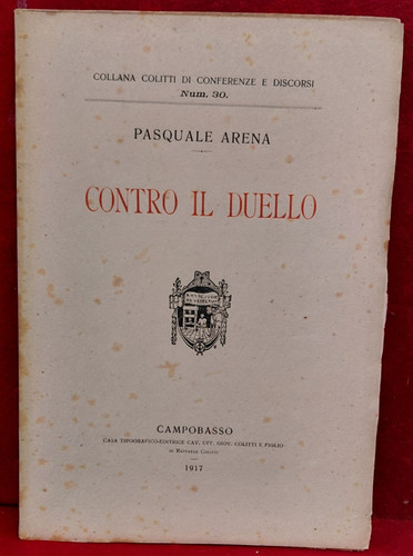 Libro 1917 contro duello - contro, p