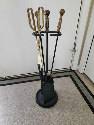 Set utensili per camino - 4,