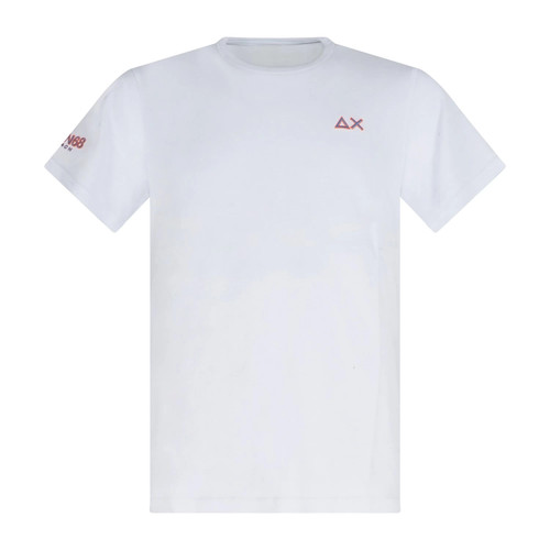 Sun68 shirt bianca manica - -,