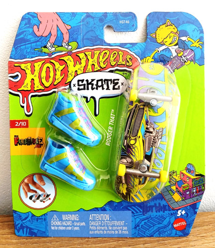 Hot wheels finger skate rodger - hot,