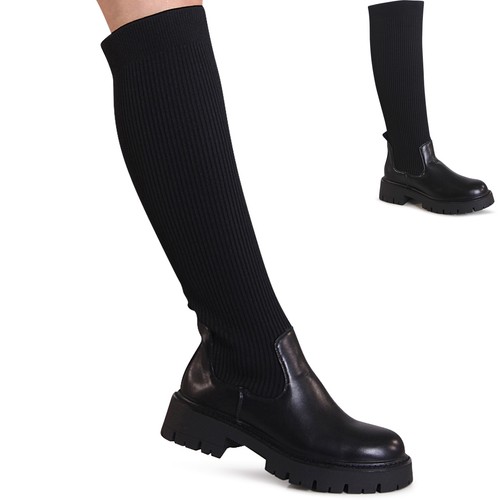 Stivali donna plateau con - plateau,