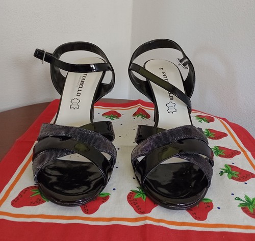 Sandali donna nero argento - , 39