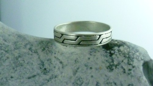 Anello maya azteco etnico - azteco,