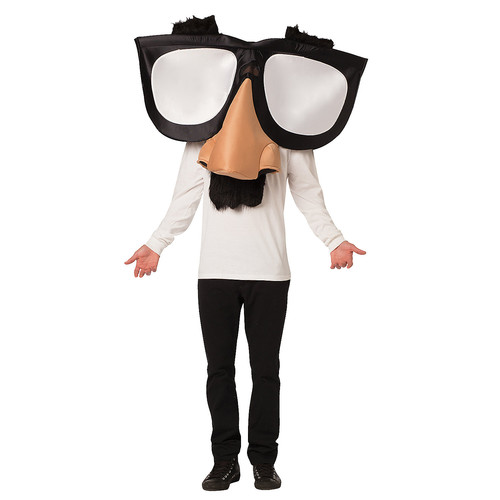 Costume adulto occhiali naso