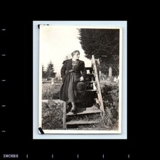 Vecchia foto d'epoca DONNA IN