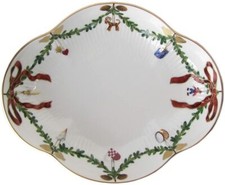 Royal Copenhagen porta dolci 22cm Star Fluted Christmas