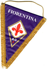 Gagliardetto FIORENTINA logo giglio con ACF - ORIGINALE  Viola misura 30 x 38 cm