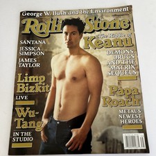 Keanu Reeves Rolling Stone Magazine August 31, 2000 Issue 848 Vintage