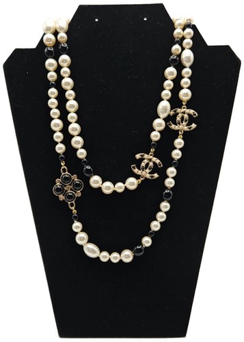 Collana maglione barocco perle