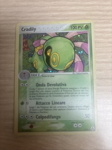 Carta pokemon cradily - carta,