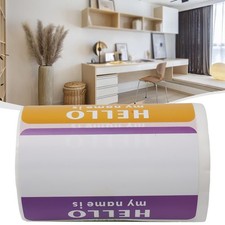 Adesivi Etichette Nome 1 Rotolo/300 Adesivi Cartoni Animati Etichette Colore Ade