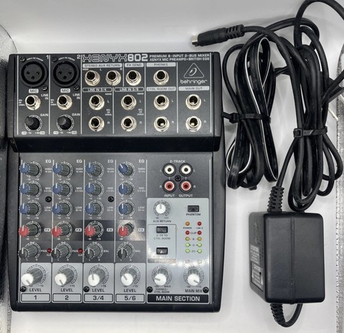 Behringer xenyx 802 ingressi - behringer,