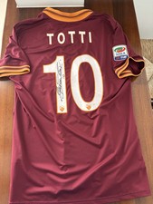 MAGLIA TOTTI ROMA MATCH WORN ISSUED SHIRT SERIE A 2013/2014 MAILLOT TRIKOT
