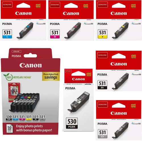 Canon pgi 530 cli 531 - canon, cli-531