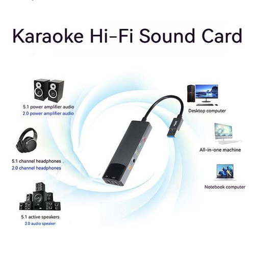 Scheda audio usb - usb, 7.1*5.1