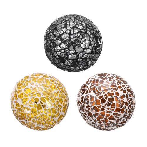 3pcs decorative glass balls
