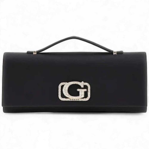 Moda pochette guess donna nero - guess,