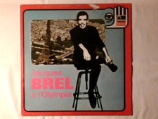 JACQUES BREL A l'Olympia lp ITALY RARISSIMO VERY RARE!!!