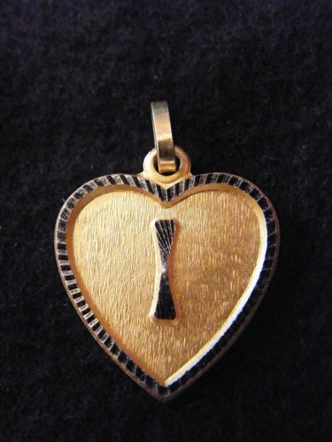 Pendente cuore oro insimile - pendente,