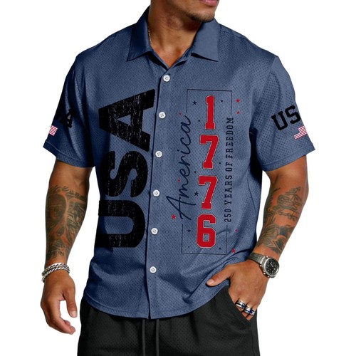 Camicia hawaiana america 250 - camicia,