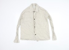 Zara camicia donna beige a