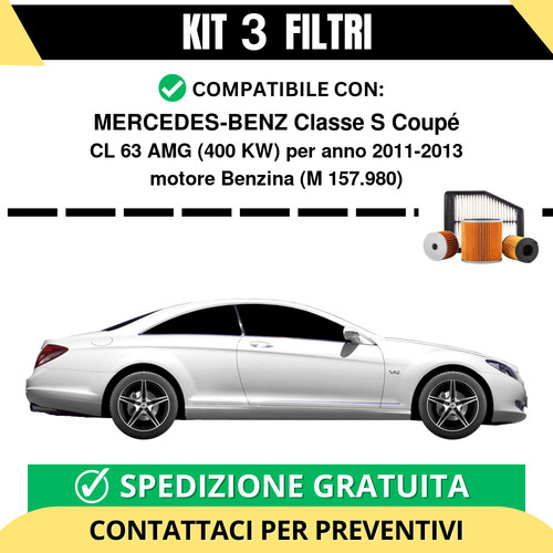 Kit filtri tagliando per - kit,