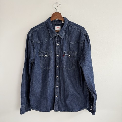 Camicia levis denim - denim, uomo