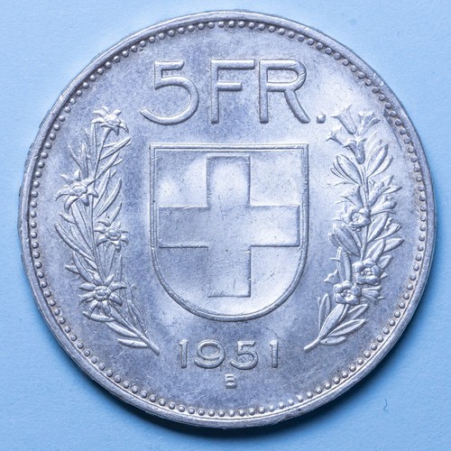 Svizzera franchi 1951 qfdc - b,