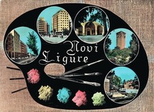 Alessandria Novi Ligure Tavolozza Pittore vedute F. Grande non spedita